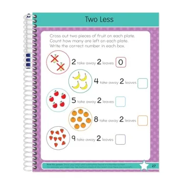 Wipe Clean Math Workbook for Kids Ages 5-6