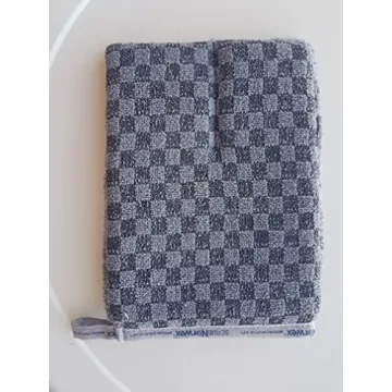 Norwex Graphite Gray Bathroom Scrub Mitt for Efficient Soap Scum Removal and Cleaning Power