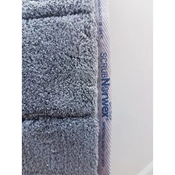 Norwex Graphite Gray Bathroom Scrub Mitt for Effortless Cleaning