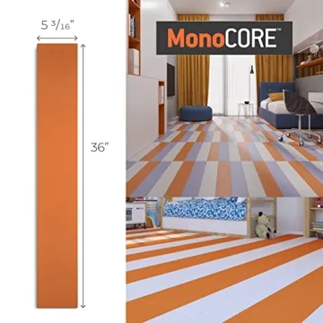 Luxury Vinyl Flooring Tiles DIY Interlocking Creamsicle Planks