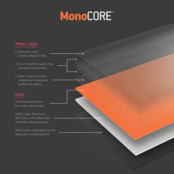 Luxury Vinyl Flooring Tiles DIY Interlocking Creamsicle Planks