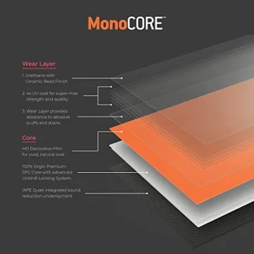 Luxury Vinyl Flooring Tiles DIY Interlocking Creamsicle Planks