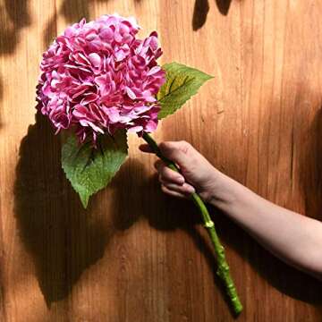 Real Touch Silk Hydrangea Flowers for Elegant Decor