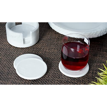 Stylish RADICALn Marble Coaster Set for Elegant Homes