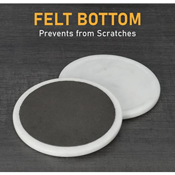 Stylish RADICALn Marble Coaster Set for Elegant Homes