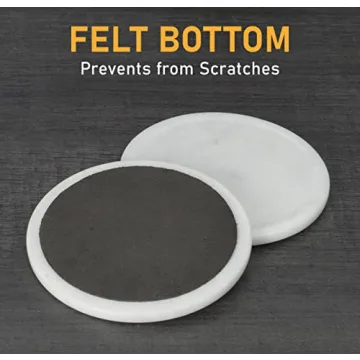 Stylish RADICALn Marble Coaster Set for Elegant Homes