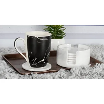 Stylish RADICALn Marble Coaster Set for Elegant Homes
