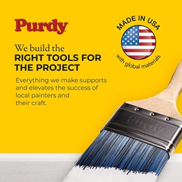 Quality 2" Purdy Nylox Angled Sash Brush for Smooth Finishes