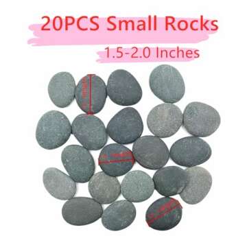 Lifetop 50PCS Painting Rocks for Arts and Crafts