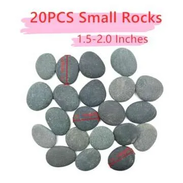 Lifetop 50PCS Painting Rocks for Arts and Crafts