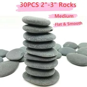 Lifetop 50PCS Painting Rocks for Arts and Crafts