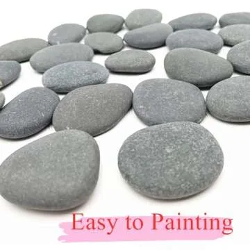 Lifetop 50PCS Painting Rocks for Arts and Crafts