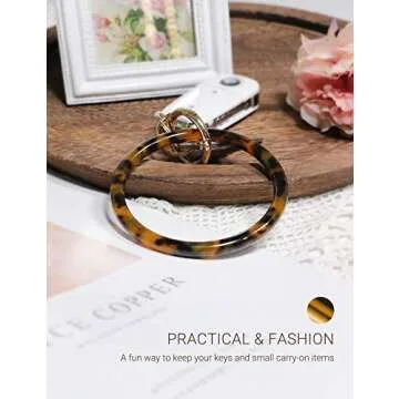 Durable Mymazn Key Ring Bracelet for Hands-Free Convenience