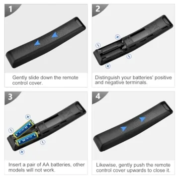 Replacement Samsung TV Remote Control - 2 Pack