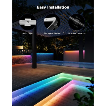 Govee Smart Outdoor LED Strip Lights Alexa Google Assistant
