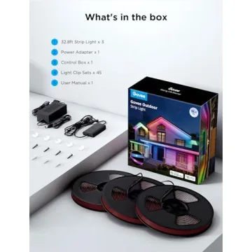 Govee Smart Outdoor LED Strip Lights Alexa Google Assistant