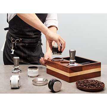 IKAPE 53mm Coffee Distributor & Tamper for Breville