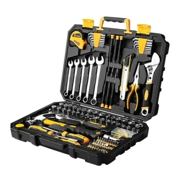 DEKOPRO 158 Piece Tool Set for DIY Projects and Home Repairs