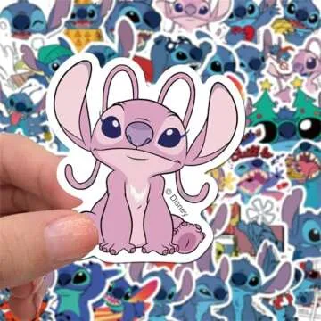 Cute Stitch Stickers for Kids - 50Pcs Waterproof Vinyl
