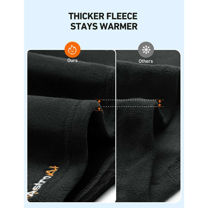 AstroAI Fleece Thermal Ski Mask - Windproof & Warm