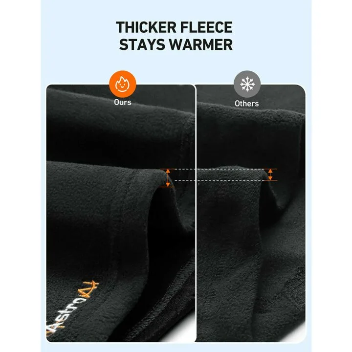 AstroAI Fleece Thermal Ski Mask - Windproof & Warm