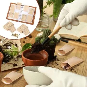 Garden Seed Storage Organizer Binder with 150 Envelopes