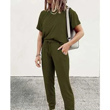 PRETTYGARDEN Women's Two Piece Lounge Sets for Summer