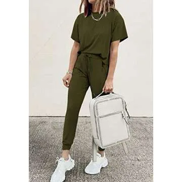 PRETTYGARDEN Women's Two Piece Lounge Sets for Summer