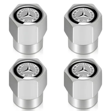 Premium Tire Valve Stem Cap Covers for Mercedes Benz AMG