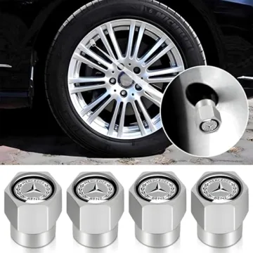 Stylish Tire Valve Stem Caps for Mercedes Benz AMG