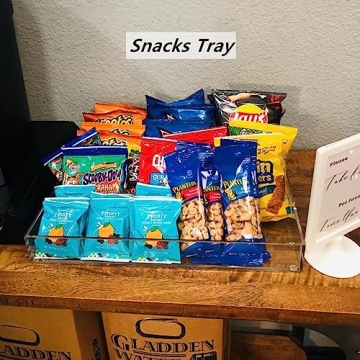 Clear Acrylic Serving Tray with Handle for Versatile Use