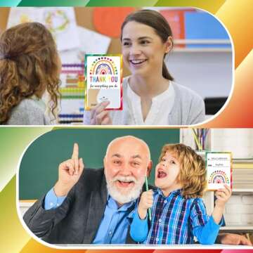 JUESMOS Teacher Gift Card Holder - Perfect for Appreciation Gifts