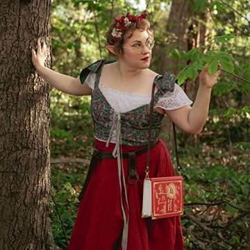 Well Read Beauty and the Beast Small Book Themed Purse for Literary Lovers - Ideal Literary Gift for Book Club, Readers, Authors & Bookworms - Handbag & Crossbody Bag