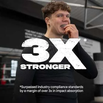 SAFEJAWZ Slim Fit Sports Mouthguard - Clear Design for Ultimate Protection