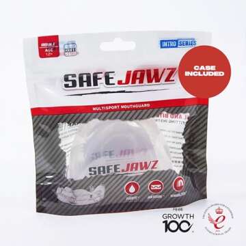 SAFEJAWZ Slim Fit Mouthguard for All Contact Sports