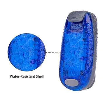 9 Pack Led Safety Light, Safety Light, High Visibility Strobe Running Lights Used for Bicycle, Walking Etc. Clip-On Running Lights Clip to Clothes Strap to Wrist, Bike Or Anywhere(Red/Blue/Green)