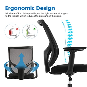 Drafting Chair with Adjustable Footring and Lumbar Support