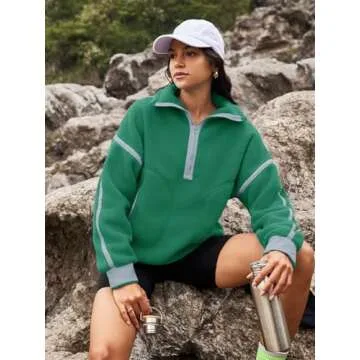 Stylish Oversized Fleece Pullover for Women - Panadila