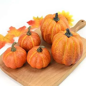 Washranp Fake Pumpkins for Creative Autumn Decor
