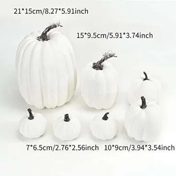 Washranp Fake Pumpkins for Creative Autumn Decor