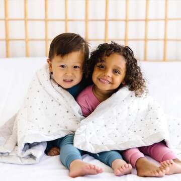 DREAMLAND BABY 4lb Weighted Blanket with Cooling & Cozy Fabrics for Children 3+