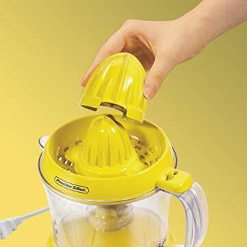 Proctor Silex Alex's Lemonade Stand Electric Citrus Juicer Machine and Squeezer, for Lemons, Limes a...