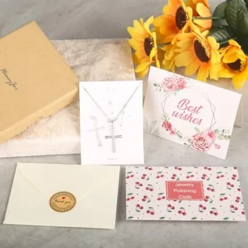 Elegant Handcrafted Sterling Silver Cross Necklace for Women