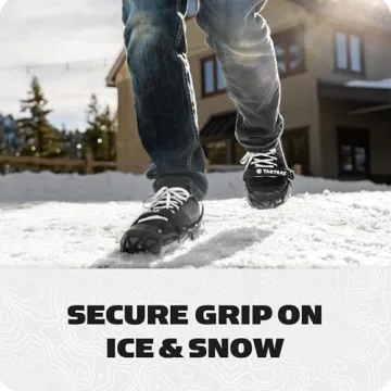 Yaktrax Pro Plus Traction Cleats: 360° Ice and Snow Traction Gear for Safe Walking