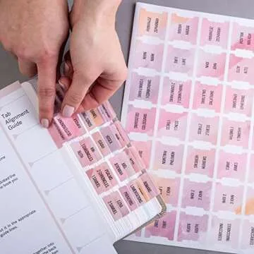 DiverseBee Laminated Bible Tabs for Easy Bible Study