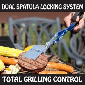 BBQ Croc 3 in 1 Grilling Tool - Lightweight & Durable