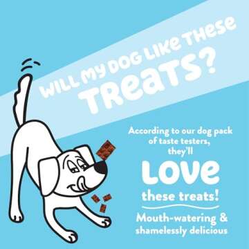 Shameless Pets Jerky Dog Treats, Moo Lobsta - Healthy Dog Chews for Dogs Hip & Joint Support with Gl...