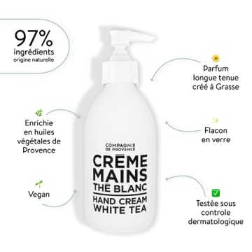 Compagnie de Provence Luxury Hand Cream White Tea 10 Oz