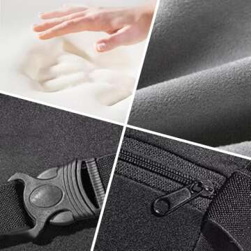 Ergonomic Car Headrest & Lumbar Support Pillow