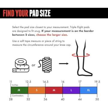 Triple Eight KP 22 Heavy-Duty Skateboarding Knee Pads (Pair)